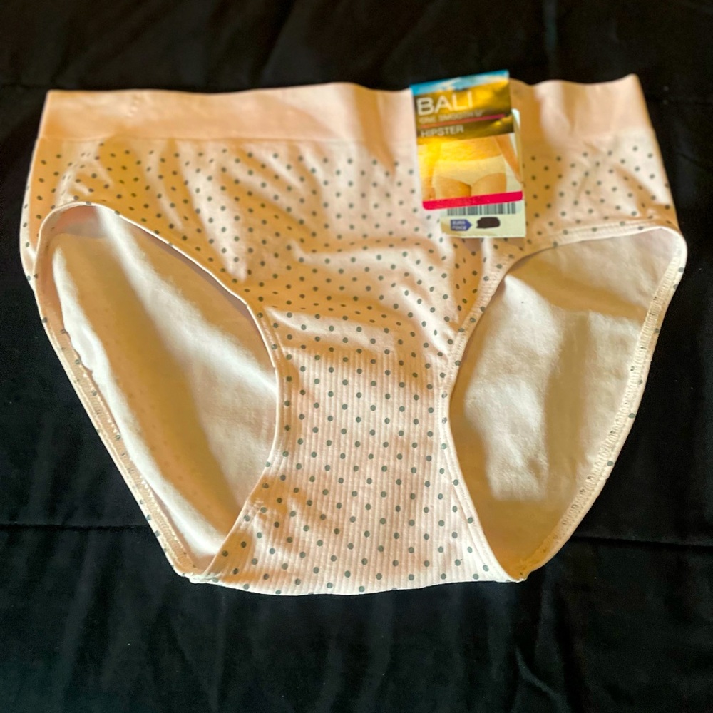Bali pink polka dot hipster panties NWT 2xl